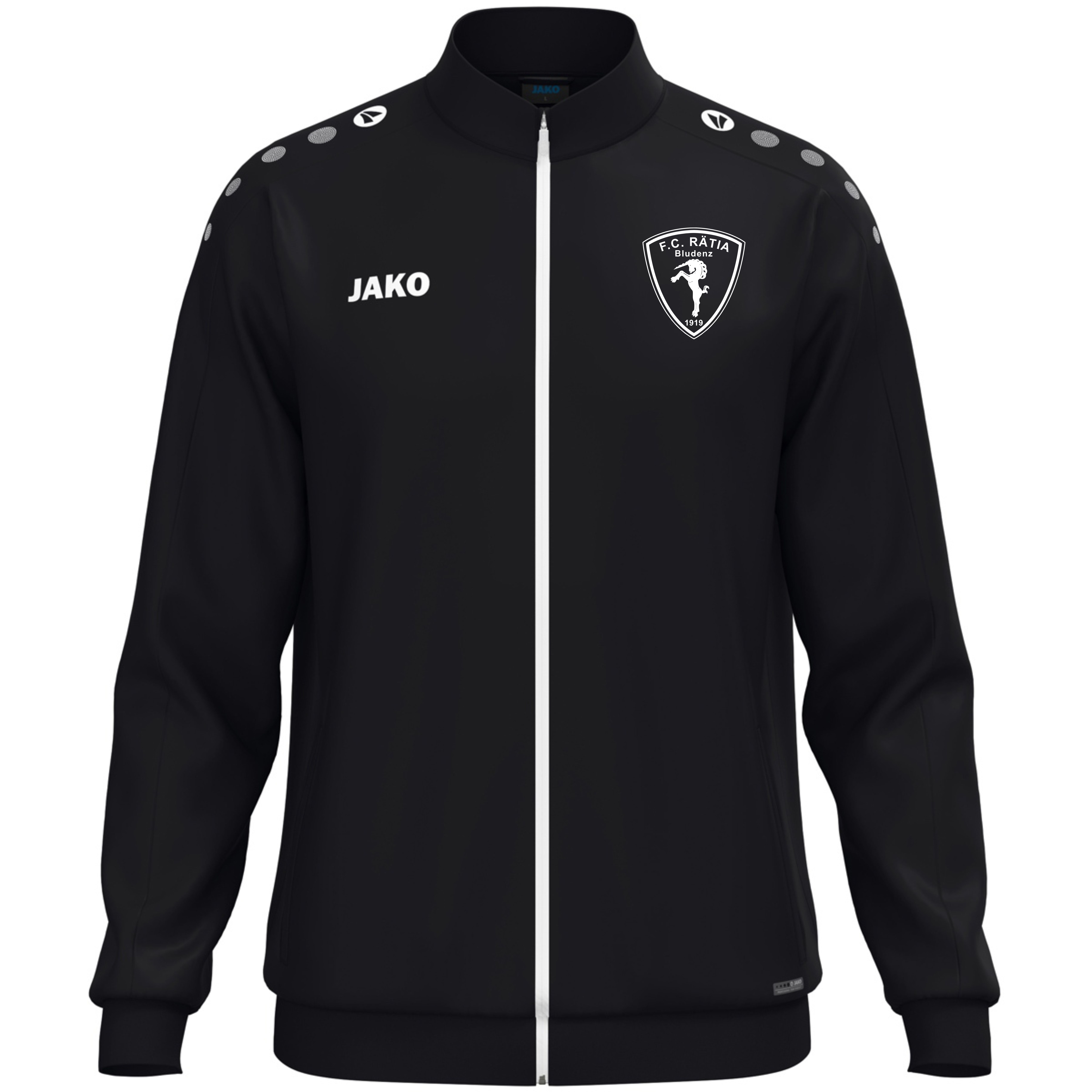 Trainingsjacke ohne Kapuze